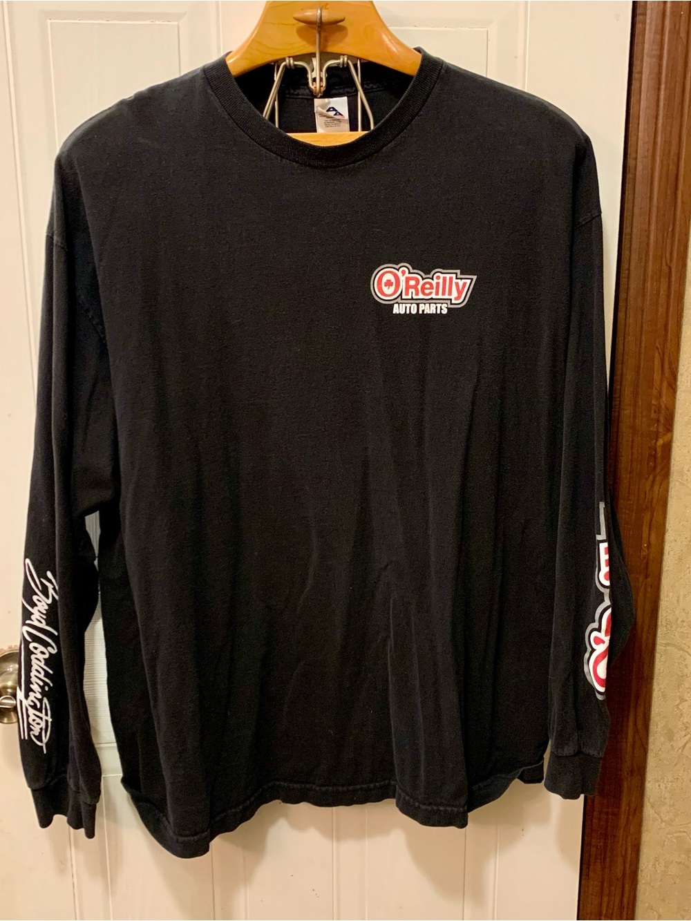 Vintage Boyd Coddington O'Reilly Auto Parts Long Sleeve Shirt 2XL Black Hot Rod